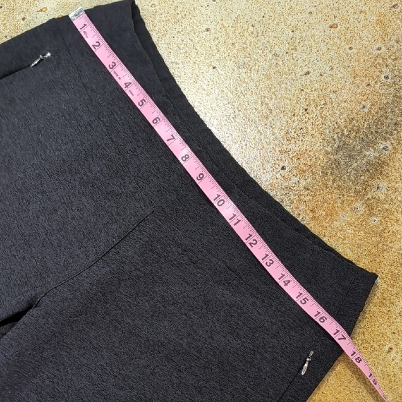 Lucy | Charcoal Wide Leg Leggings Capris Size L - Picture 2 of 11